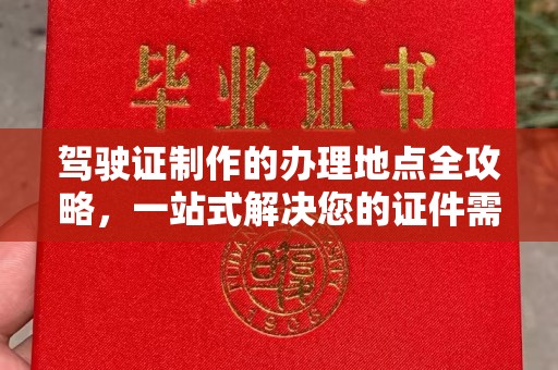 辽中驾驶证制作的办理地点全攻略，一站式解决您的证件需求